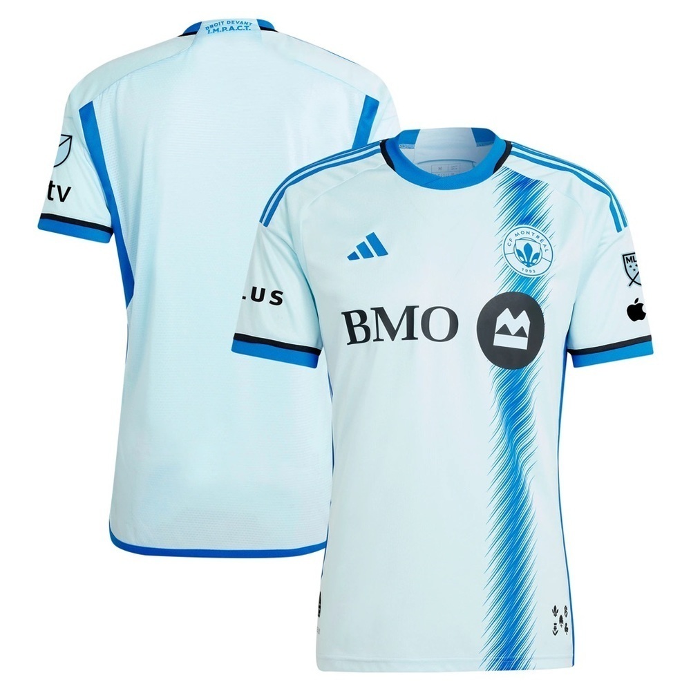 NWT Adidas CF Montreal Light Blue 2024/2025 La Main Away Jersey - Picture 2 of 13